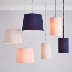 Dunelm Mariah Faux Silk 15cm Cylinder Lamp Shade -Lighting Heaven 30713667 alt08