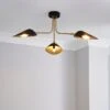 Dunelm Savona 3 Light Ceiling Fitting Black -Lighting Heaven 30713732