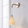 Dorma Purity Ribbed Porcelain Wall Light 1 Dorma Purity Ribbed Porcelain Wall Light -Lighting Heaven 30713743