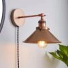 Dunelm Logan Plug-in Wall Light -Lighting Heaven 30713745