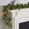 Dunelm Eucalyptus Green Lit Garland -Lighting Heaven 30713832
