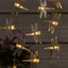 Dunelm 2m 20 LED Dragonfly Outdoor String Lights -Lighting Heaven 30718666