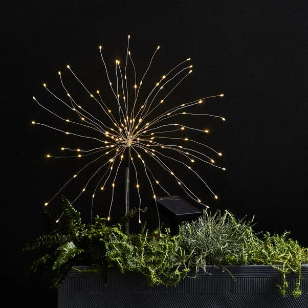 Dunelm Starburst Solar Outdoor Stake Lights 3 Dunelm Starburst Solar Outdoor Stake Lights