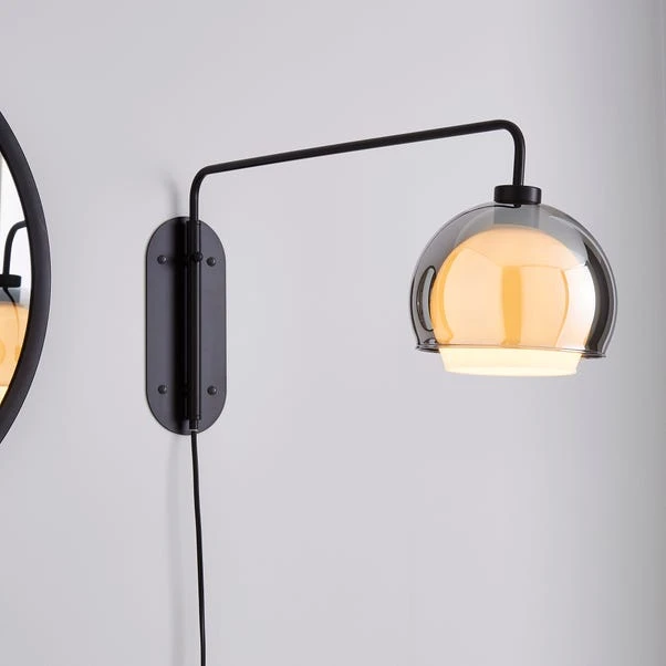 Elements Ramona Swing Arm Wall Light 3 Elements Ramona Swing Arm Wall Light