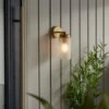 Dunelm Ellison Gold Effect Outdoor Wall Light -Lighting Heaven 30730429