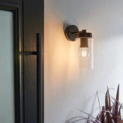 Dunelm Ellison Matt Black Outdoor Wall Light -Lighting Heaven 30730431 alt02