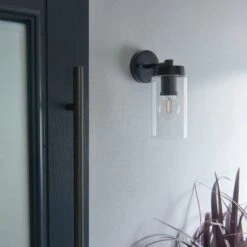 Dunelm Ellison Matt Black Outdoor Wall Light -Lighting Heaven 30730431 alt03