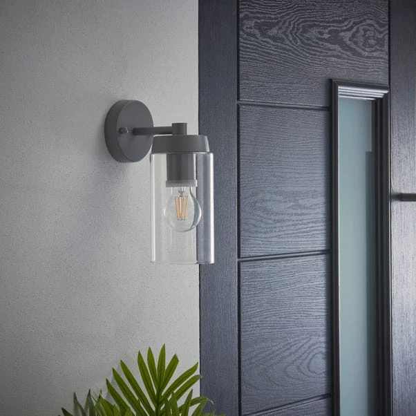 Dunelm Ellison Matt Grey Outdoor Wall Light 6 Dunelm Ellison Matt Grey Outdoor Wall Light - Image 4