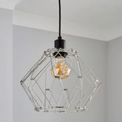 Dunelm Frances Easy Fit Pendant Shade 11 Dunelm Frances Easy Fit Pendant Shade -Lighting Heaven 30730440 alt03