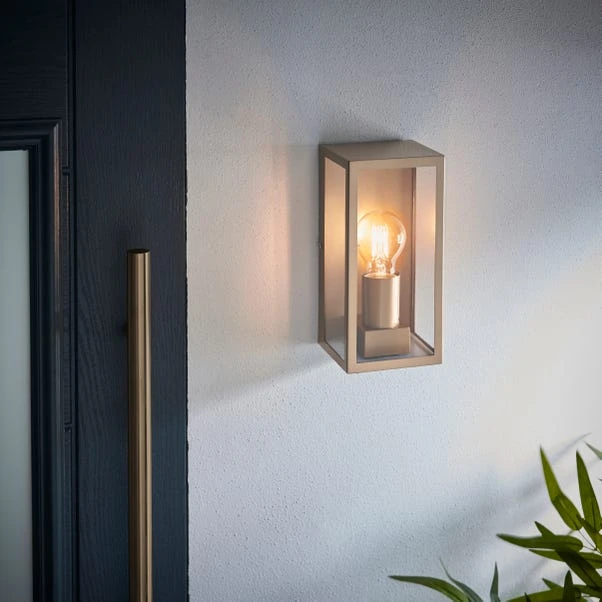 Dunelm London Gold Industrial Outdoor Wall Light 3 Dunelm London Gold Industrial Outdoor Wall Light
