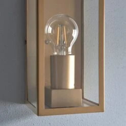 Dunelm London Gold Industrial Outdoor Wall Light 10 Dunelm London Gold Industrial Outdoor Wall Light -Lighting Heaven 30730481 alt02