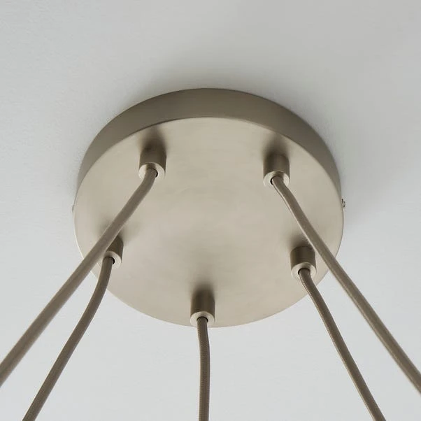 Dunelm Shelley Rope 5 Light Ceiling Fitting 6 Dunelm Shelley Rope 5 Light Ceiling Fitting - Image 4