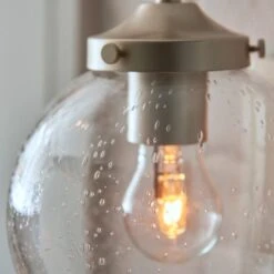 Dunelm Twain Outdoor 17cm Globe Glass Wall Light -Lighting Heaven 30730560 alt02