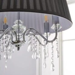 Dorma Genevieve 5 Light Grey Ceiling Fitting -Lighting Heaven 30730569 alt02