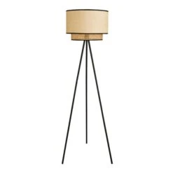 Dunelm Malika Cane 2 Tier Tripod Floor Lamp 13 Dunelm Malika Cane 2 Tier Tripod Floor Lamp -Lighting Heaven 30730580 alt05