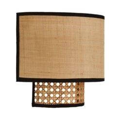 Dunelm Malika Cane Easy Fit Plug In Wall Light -Lighting Heaven 30730582 alt05