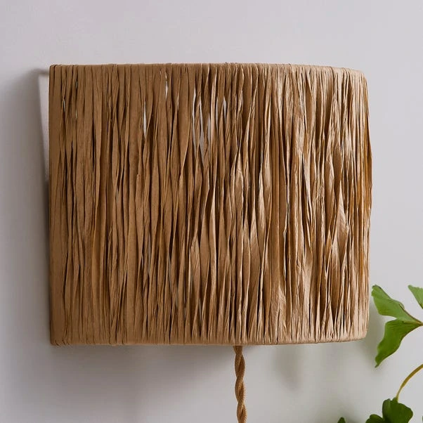 Dunelm Ruolan Raffia Wall Light 4 Dunelm Ruolan Raffia Wall Light - Image 2