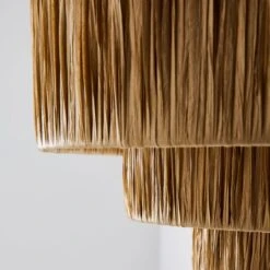 Dunelm Ruolan Raffia 3 Tier Pendant Shade Shade 10 Dunelm Ruolan Raffia 3 Tier Pendant Shade Shade -Lighting Heaven 30730588 alt03