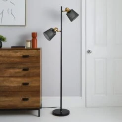 Dunelm Idris Industrial Floor Lamp 9 Dunelm Idris Industrial Floor Lamp -Lighting Heaven 30731136 alt01