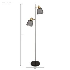 Dunelm Idris Industrial Floor Lamp 13 Dunelm Idris Industrial Floor Lamp -Lighting Heaven 30731136 alt07