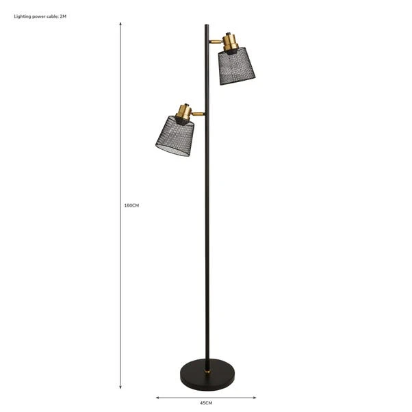 Dunelm Idris Industrial Floor Lamp 8 Dunelm Idris Industrial Floor Lamp - Image 6