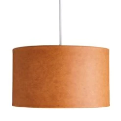Dunelm Larset 35cm Faux Leather Shade -Lighting Heaven 30731141 alt05
