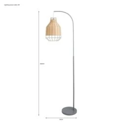 Dunelm Ohio Floor Lamp -Lighting Heaven 30731148 alt07