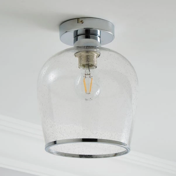 Dunelm Lenny 1 Light Flush Ceiling Fitting 4 Dunelm Lenny 1 Light Flush Ceiling Fitting - Image 2