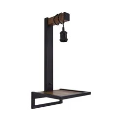 Dunelm Fulton Easy Fit Plug In Shelf Wall Light -Lighting Heaven 30731173 alt05