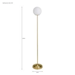 Dunelm Gigi 1 Light Floor Lamp -Lighting Heaven 30731175 alt07