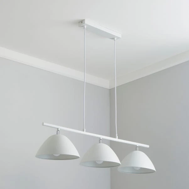 Dunelm Donia 3 Light Diner Fitting 4 Dunelm Donia 3 Light Diner Fitting - Image 2