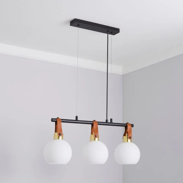 Dunelm Joan 3 Light Diner Fitting 4 Dunelm Joan 3 Light Diner Fitting - Image 2