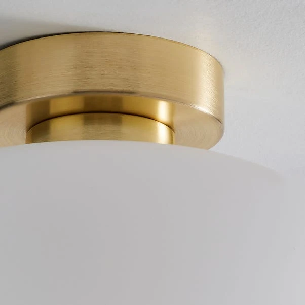 Dunelm Palazzo Gold Effect 1 Light Flush Ceiling Fitting 4 Dunelm Palazzo Gold Effect 1 Light Flush Ceiling Fitting - Image 3