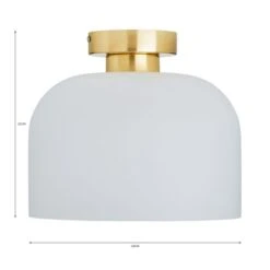 Dunelm Palazzo Gold Effect 1 Light Flush Ceiling Fitting 12 Dunelm Palazzo Gold Effect 1 Light Flush Ceiling Fitting -Lighting Heaven 30731203 alt07