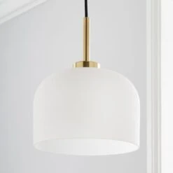 Dunelm Palazzo Gold Effect 1 Light Pendant Fitting -Lighting Heaven 30731204 alt01