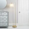 Dunelm Palazzo Gold Effect Floor Lamp -Lighting Heaven 30731205