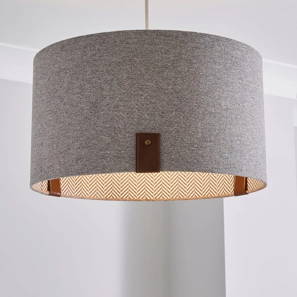 Dunelm Dorrian 40cm Drum Shade 3 Dunelm Dorrian 40cm Drum Shade