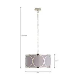 Dunelm Delphi 1 Light Pendant Ceiling Fitting -Lighting Heaven 30731220 alt07