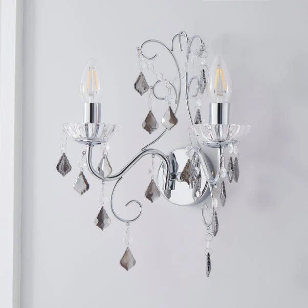 Dunelm Sophy 2 Light Wall Light 3 Dunelm Sophy 2 Light Wall Light - Image 2