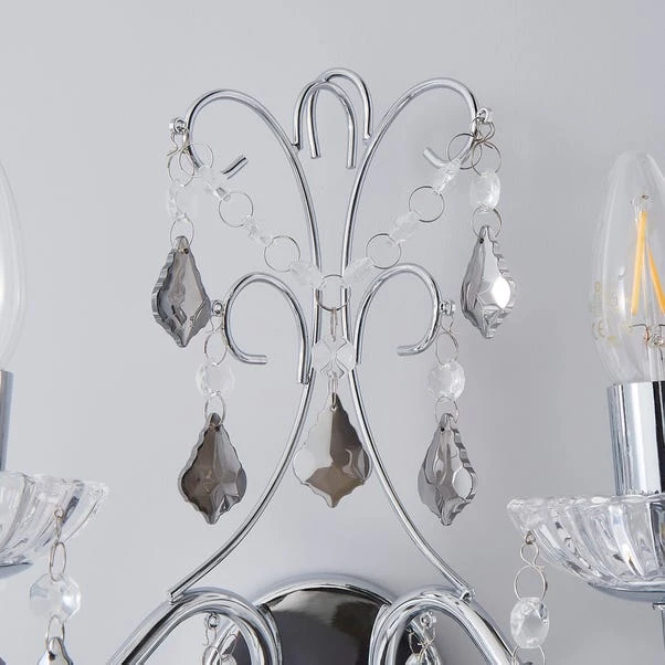 Dunelm Sophy 2 Light Wall Light 4 Dunelm Sophy 2 Light Wall Light - Image 3