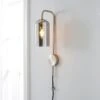 Dunelm Palazzo Chrome Easy Fit Plug In Wall Light -Lighting Heaven 30733685