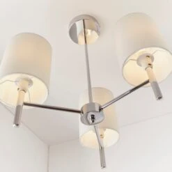 Vogue Lighting Vogue Dewey Chrome 3 Light Flush Ceiling Fitting -Lighting Heaven 30743005 alt03