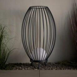 Dunelm Lanesra Outdoor Integrated LED Portable Floor Lamp -Lighting Heaven 30748531 alt02