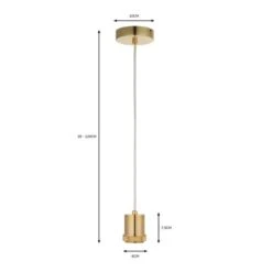 Dunelm Arran Bathroom Flex Ceiling Fitting -Lighting Heaven 30752902 alt07