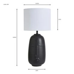 Dunelm Faces Table Lamp -Lighting Heaven 30752904 alt07
