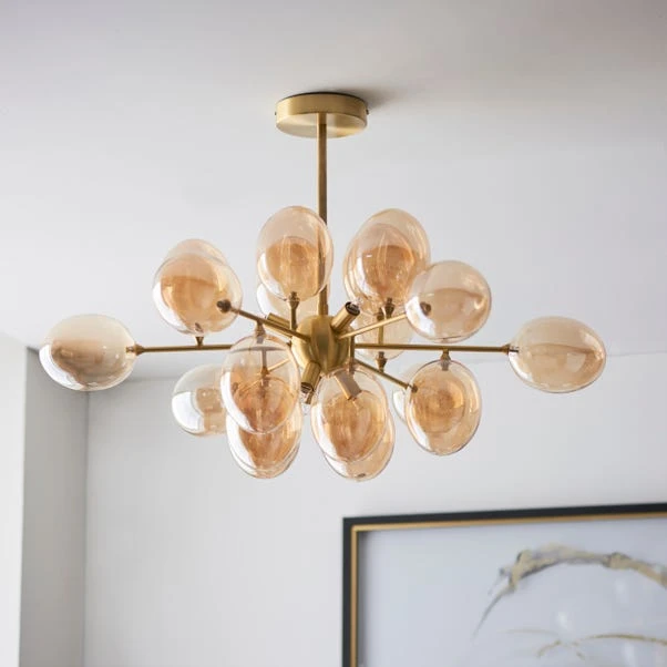 Vogue Lighting Vogue Dianthe 6 Light Ceiling Fitting 4 Vogue Lighting Vogue Dianthe 6 Light Ceiling Fitting - Image 2