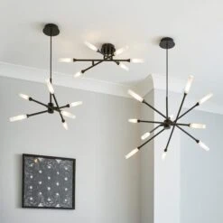 Elements Fontain 6 Light Ceiling Fitting 70cm -Lighting Heaven 30752916 alt06