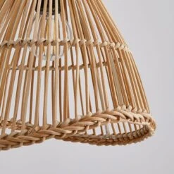 Elements Jaula Rattan Easy Fit Plug In Wall Light -Lighting Heaven 30752930 alt02