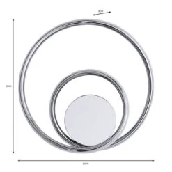Dunelm Langdon Chrome Integrated LED Bathroom Wall Light 13 Dunelm Langdon Chrome Integrated LED Bathroom Wall Light -Lighting Heaven 30752937 alt07