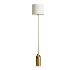 Dunelm Sole Gold Floor Lamp -Lighting Heaven 30752943 alt05